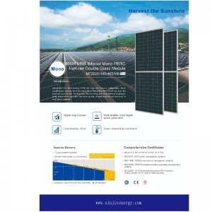 China Hersteller Großeswesen 385 Watt -610 Watt Solarmodule System Doppelseite, Doppelglässe
